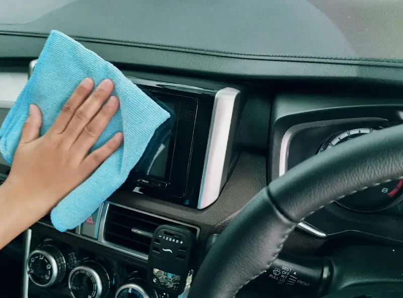 Nettoyage de l’intérieur de la voiture
