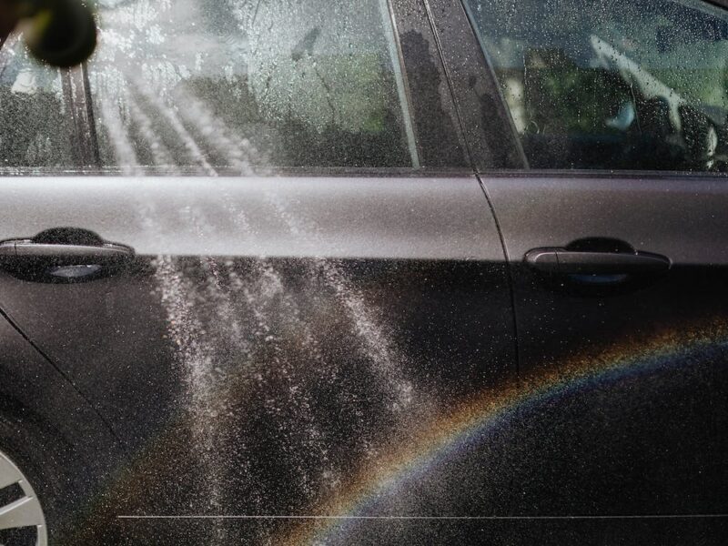 laver une voiture avec du Dreft