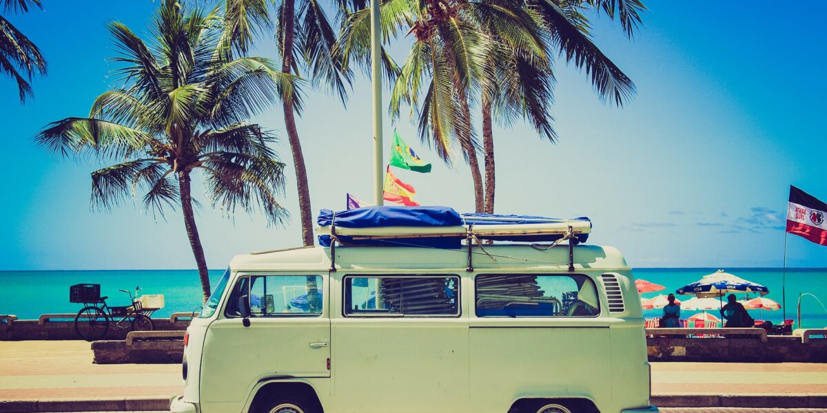 Voiture en route pour les vacances